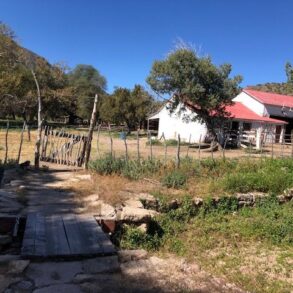 Foot Bridge to the Field and Barn