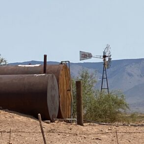 Tanks and Windmill